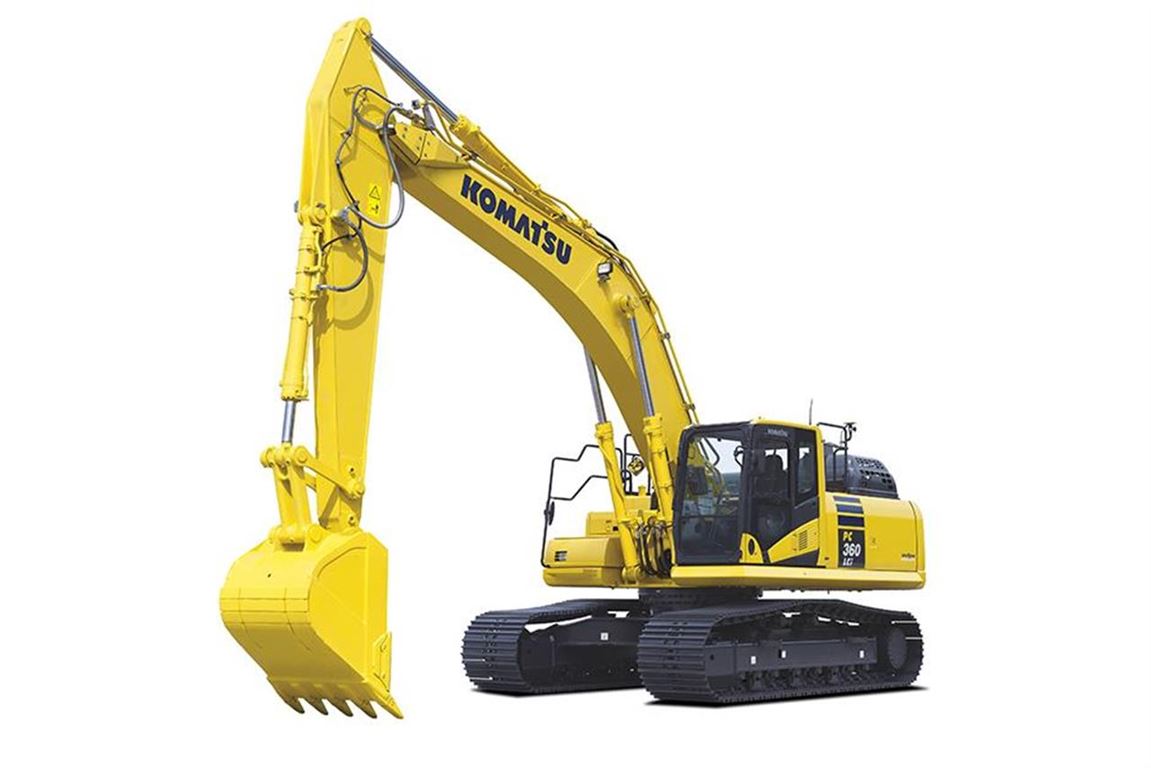 Gravemaskine til byggeri