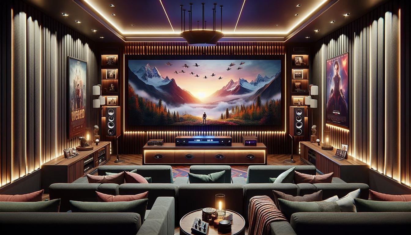 Gør din hjemmebiograf unik med stilfuld elektronik