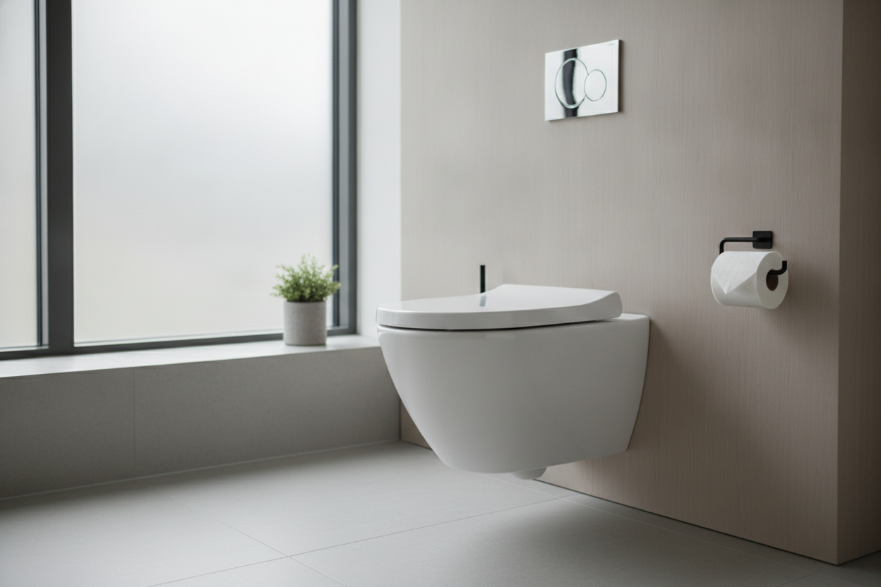 Ifö væghængt toilet: Elegant design og uovertruffen hygiejne til badeværelset