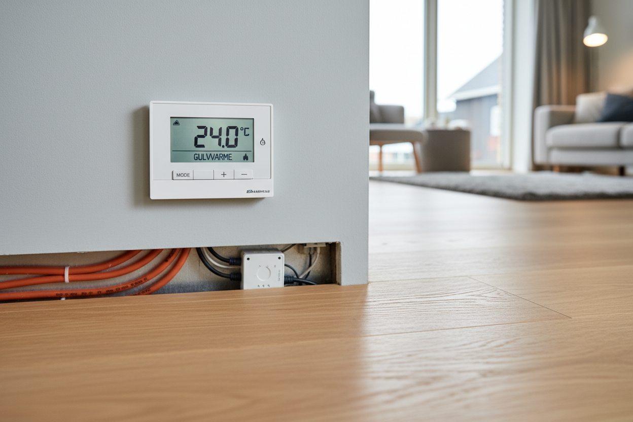 Optimal Komfort med Danfoss Gulvvarme Styring
