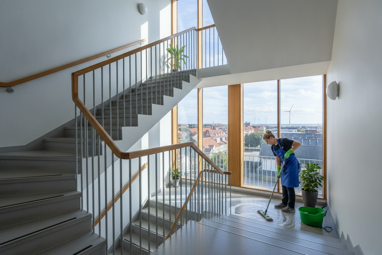 Professionel trappevask i Esbjerg: Skab et rent og indbydende førstehåndsindtryk