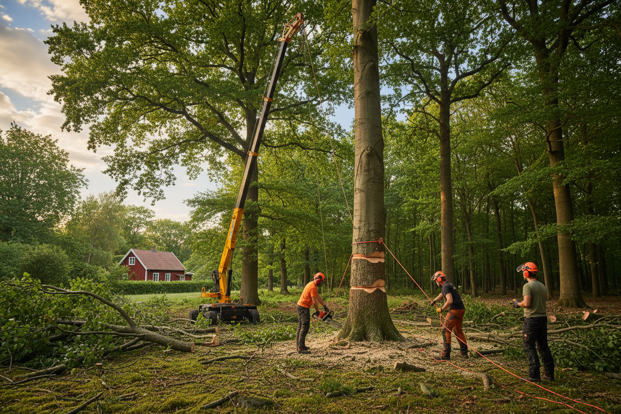 Træfældning i Nordsjælland: En Guide til Sikker og Effektiv Fældning